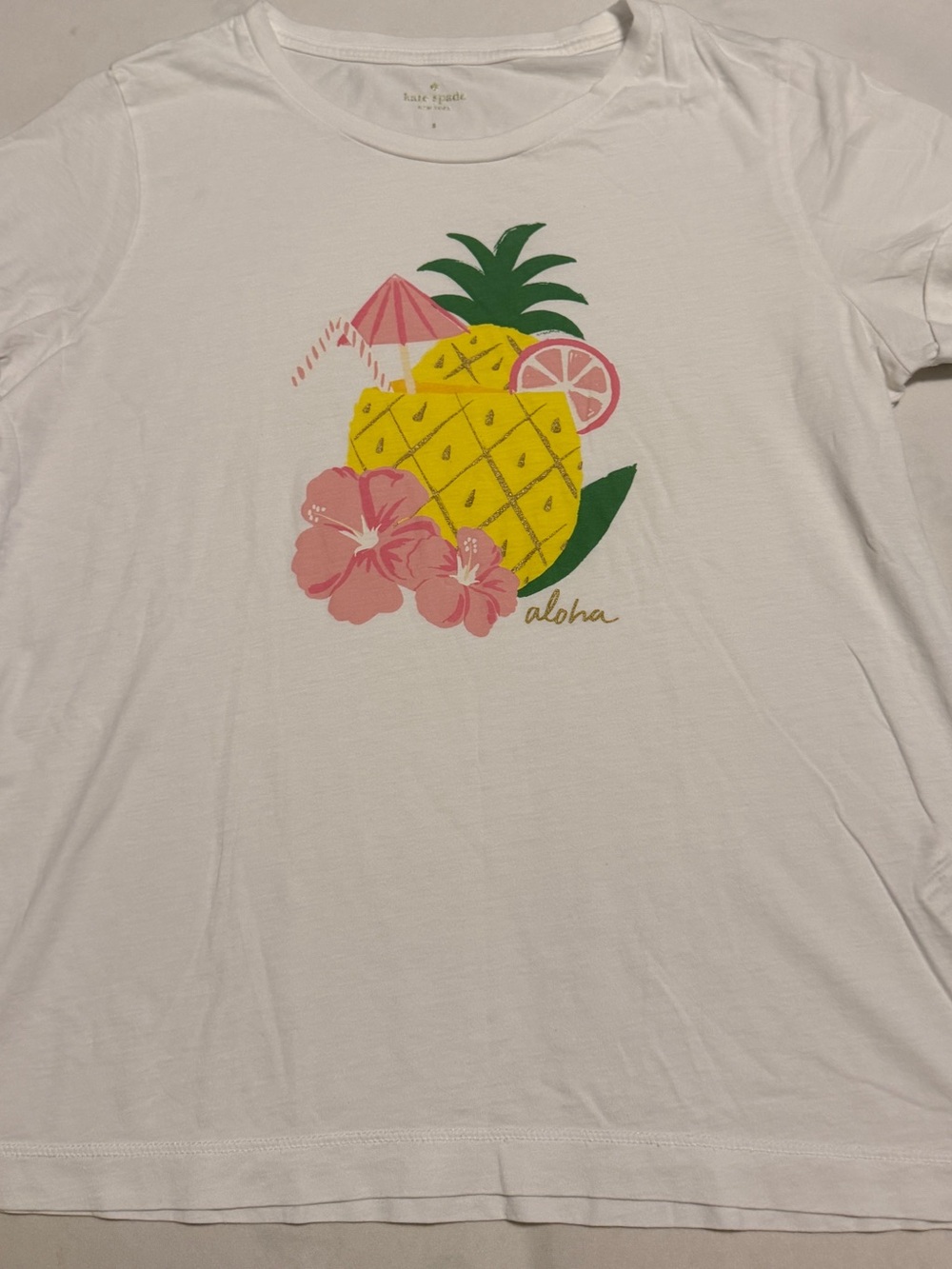 Kate Spade Aloha Hawaii Exclusive Tee Small